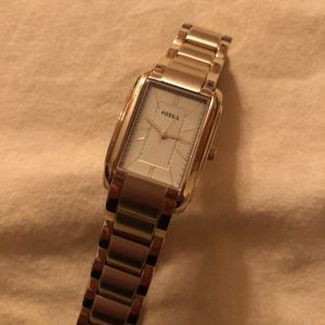 Fossil goldtone watch